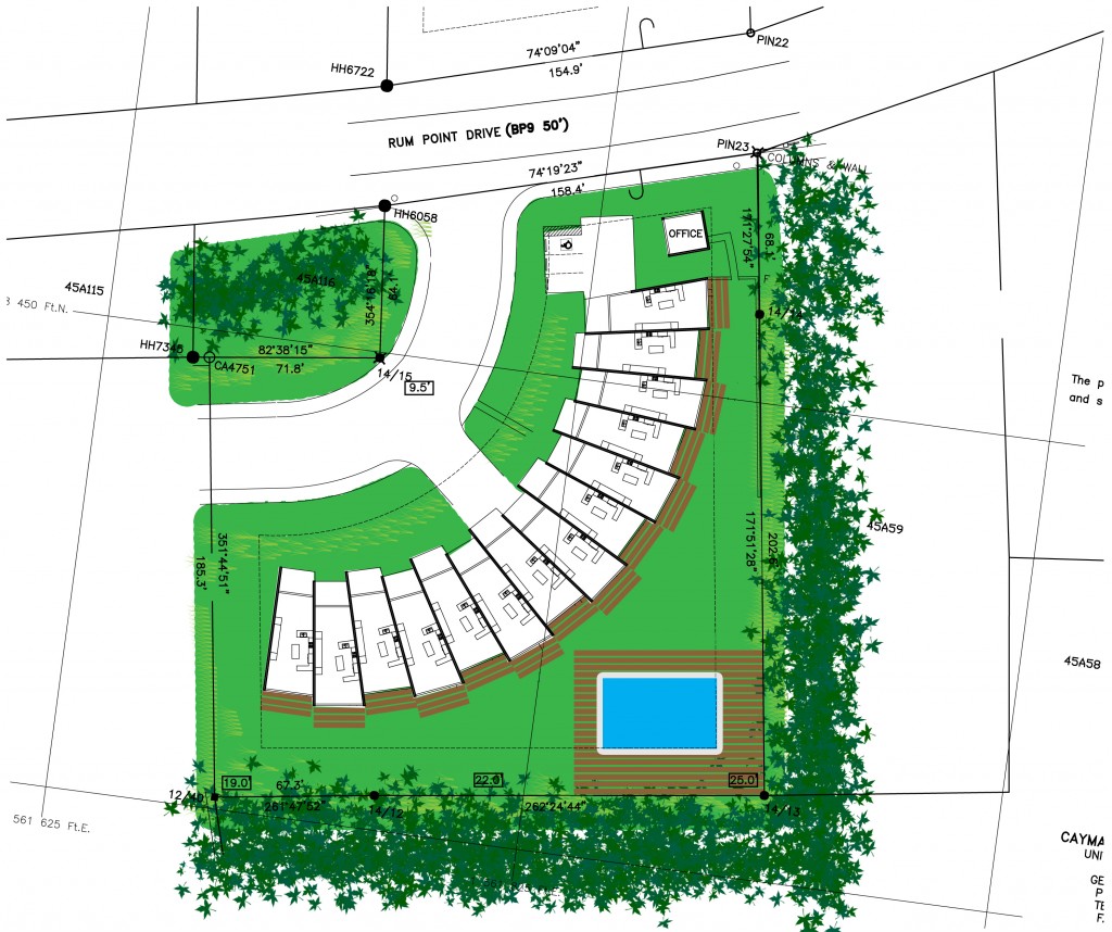 Rum Point, Grand Cayman 14 Town Houses, Phase One